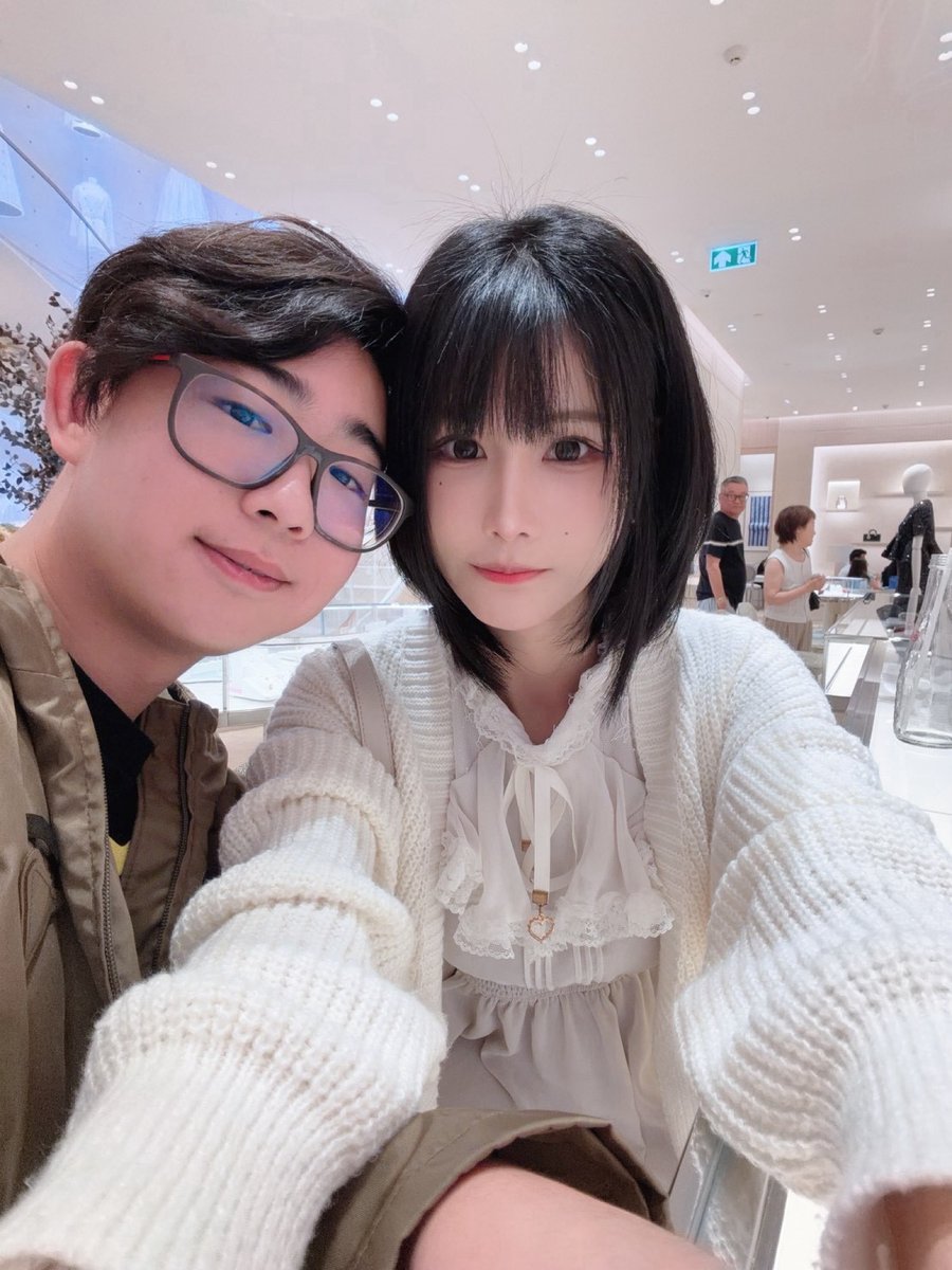 Close selfie while shopping
